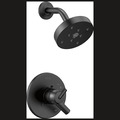 Delta Trinsic Monitor® 17 Series H2Okinetic® Shower Trim Matte Black T17259-BL